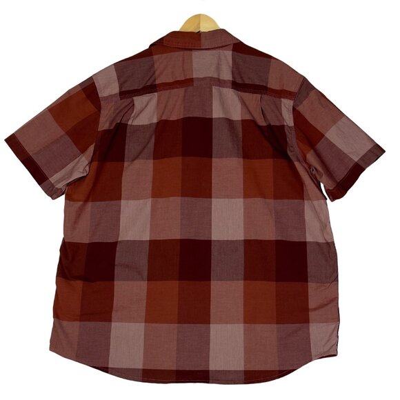 Carhartt Auburn Rugged Flex Relaxed Fit Short Sleeve Button Down Shirt Size XL - Picture 4 of 7